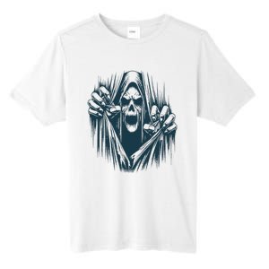 Halloween Party Costume Scary Ghoul Ripping Through Body Tall Fusion ChromaSoft Performance T-Shirt