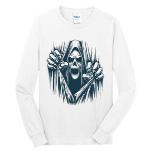 Halloween Party Costume Scary Ghoul Ripping Through Body Tall Long Sleeve T-Shirt