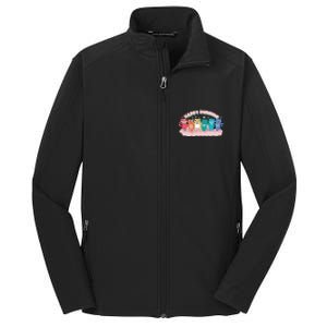 Happy Pride Colorful Cats Core Soft Shell Jacket