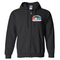 Happy Pride Colorful Cats Full Zip Hoodie