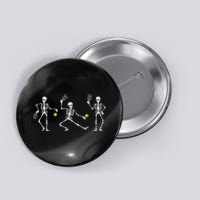 Halloween Pickleball Costume Skeletons Playing Pickleball Button