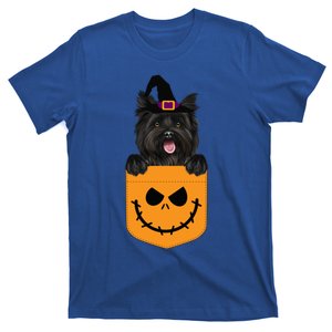 Halloween Pocket Cairn Terrier Scary Jack O Lantern Meaningful Gift T-Shirt