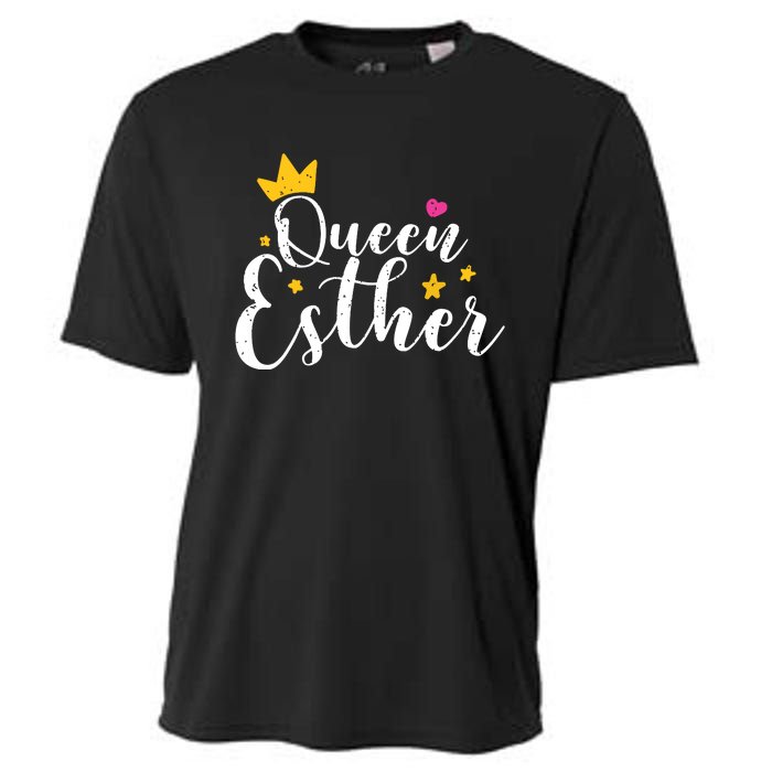 Happy Purim Costume Idea Queen Esther Hebrew Jewish Holiday Cooling Performance Crew T-Shirt