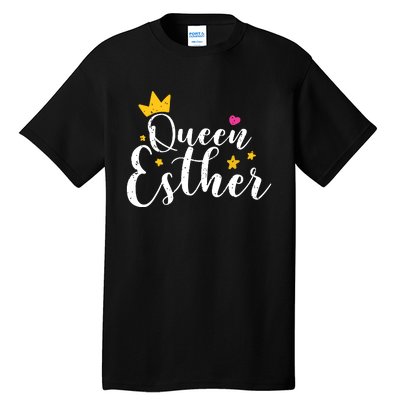 Happy Purim Costume Idea Queen Esther Hebrew Jewish Holiday Tall T-Shirt