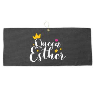 Happy Purim Costume Idea Queen Esther Hebrew Jewish Holiday Large Microfiber Waffle Golf Towel