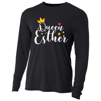 Happy Purim Costume Idea Queen Esther Hebrew Jewish Holiday Cooling Performance Long Sleeve Crew