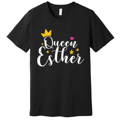 Happy Purim Costume Idea Queen Esther Hebrew Jewish Holiday Premium T-Shirt