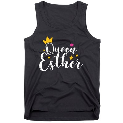 Happy Purim Costume Idea Queen Esther Hebrew Jewish Holiday Tank Top