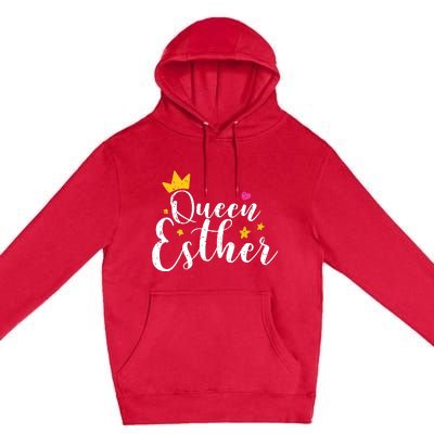 Happy Purim Costume Idea Queen Esther Hebrew Jewish Holiday Premium Pullover Hoodie