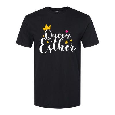 Happy Purim Costume Idea Queen Esther Hebrew Jewish Holiday Softstyle CVC T-Shirt