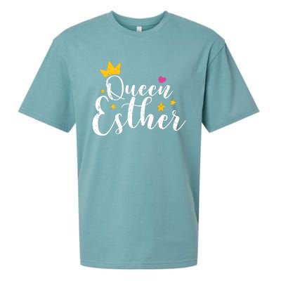 Happy Purim Costume Idea Queen Esther Hebrew Jewish Holiday Sueded Cloud Jersey T-Shirt