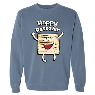 Happy Passover Cute Joyful Sedar Feast Gift Garment-Dyed Sweatshirt