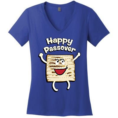 Happy Passover Cute Joyful Sedar Feast Gift Women's V-Neck T-Shirt