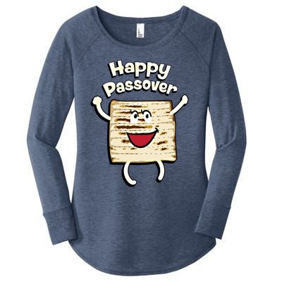 Happy Passover Cute Joyful Sedar Feast Gift Women's Perfect Tri Tunic Long Sleeve Shirt