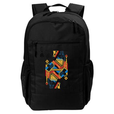 Halloween Playing Card Costume QUEEN Of SPADES Backpack