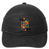 Halloween Playing Card Costume QUEEN Of SPADES 7-Panel Snapback Hat