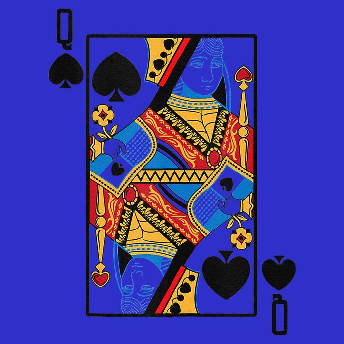 Halloween Playing Card Costume QUEEN Of SPADES Tank Top
