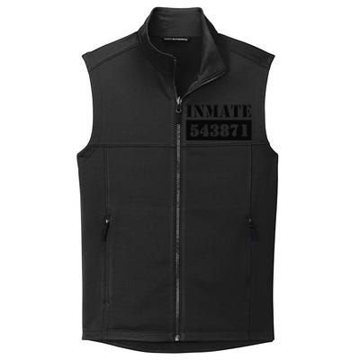 Halloween Prison Costume COUNTY JAIL INMATE (Front And Back) Collective Smooth Fleece Vest