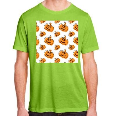 Halloween Pumpkin Cartoon Adult ChromaSoft Performance T-Shirt