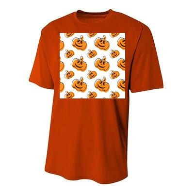 Halloween Pumpkin Cartoon Performance Sprint T-Shirt