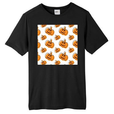 Halloween Pumpkin Cartoon Tall Fusion ChromaSoft Performance T-Shirt