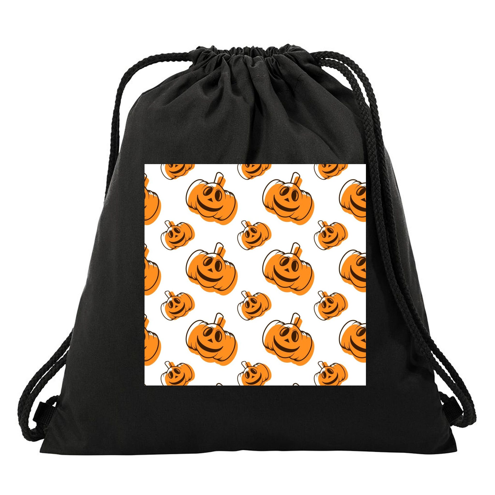 Halloween Pumpkin Cartoon Drawstring Bag