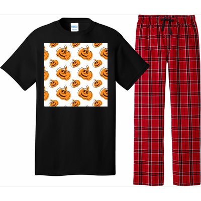 Halloween Pumpkin Cartoon Pajama Set