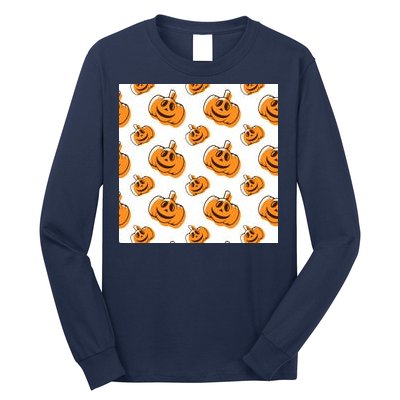 Halloween Pumpkin Cartoon Long Sleeve Shirt