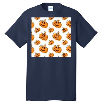 Halloween Pumpkin Cartoon Tall T-Shirt