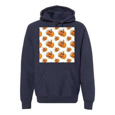 Halloween Pumpkin Cartoon Premium Hoodie