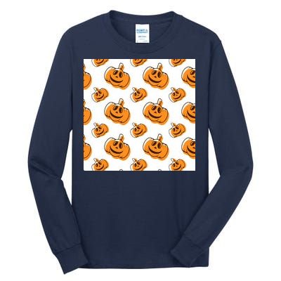 Halloween Pumpkin Cartoon Tall Long Sleeve T-Shirt