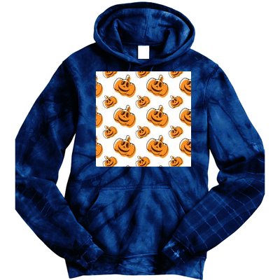 Halloween Pumpkin Cartoon Tie Dye Hoodie