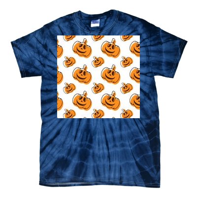 Halloween Pumpkin Cartoon Tie-Dye T-Shirt