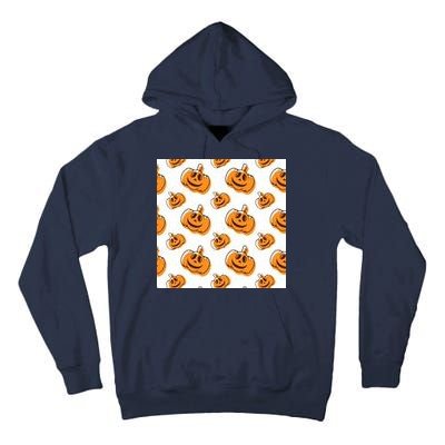 Halloween Pumpkin Cartoon Tall Hoodie