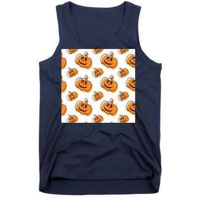 Halloween Pumpkin Cartoon Tank Top