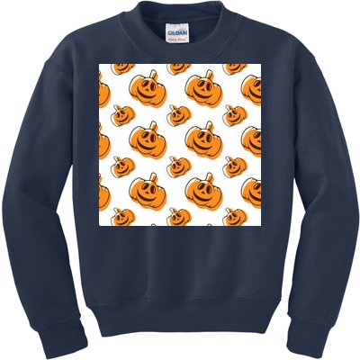 Halloween Pumpkin Cartoon Kids Sweatshirt