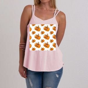 Halloween Pumpkin Cartoon Women's Strappy Tank