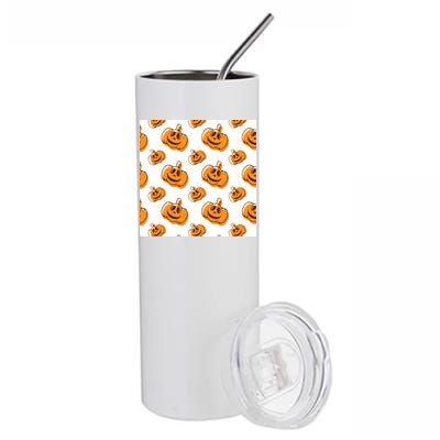 Halloween Pumpkin Cartoon Stainless Steel Tumbler