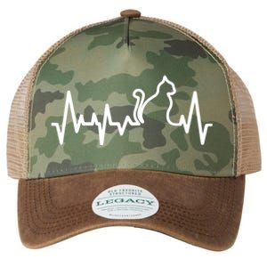 Heartbeat Pulse Cat Legacy Tie Dye Trucker Hat