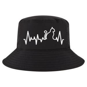 Heartbeat Pulse Cat Cool Comfort Performance Bucket Hat