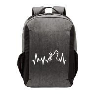 Heartbeat Pulse Cat Vector Backpack