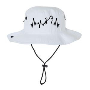 Heartbeat Pulse Cat Legacy Cool Fit Booney Bucket Hat