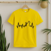 Heartbeat Pulse Cat T-Shirt
