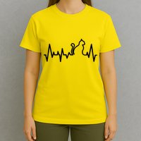 Heartbeat Pulse Cat T-Shirt