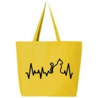 Heartbeat Pulse Cat 25L Jumbo Tote