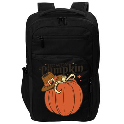 Howdy Pumpkin Cowboy Fall Impact Tech Backpack