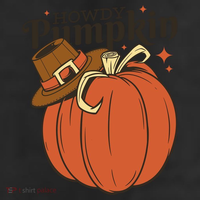 Howdy Pumpkin Cowboy Fall 25L Jumbo Tote