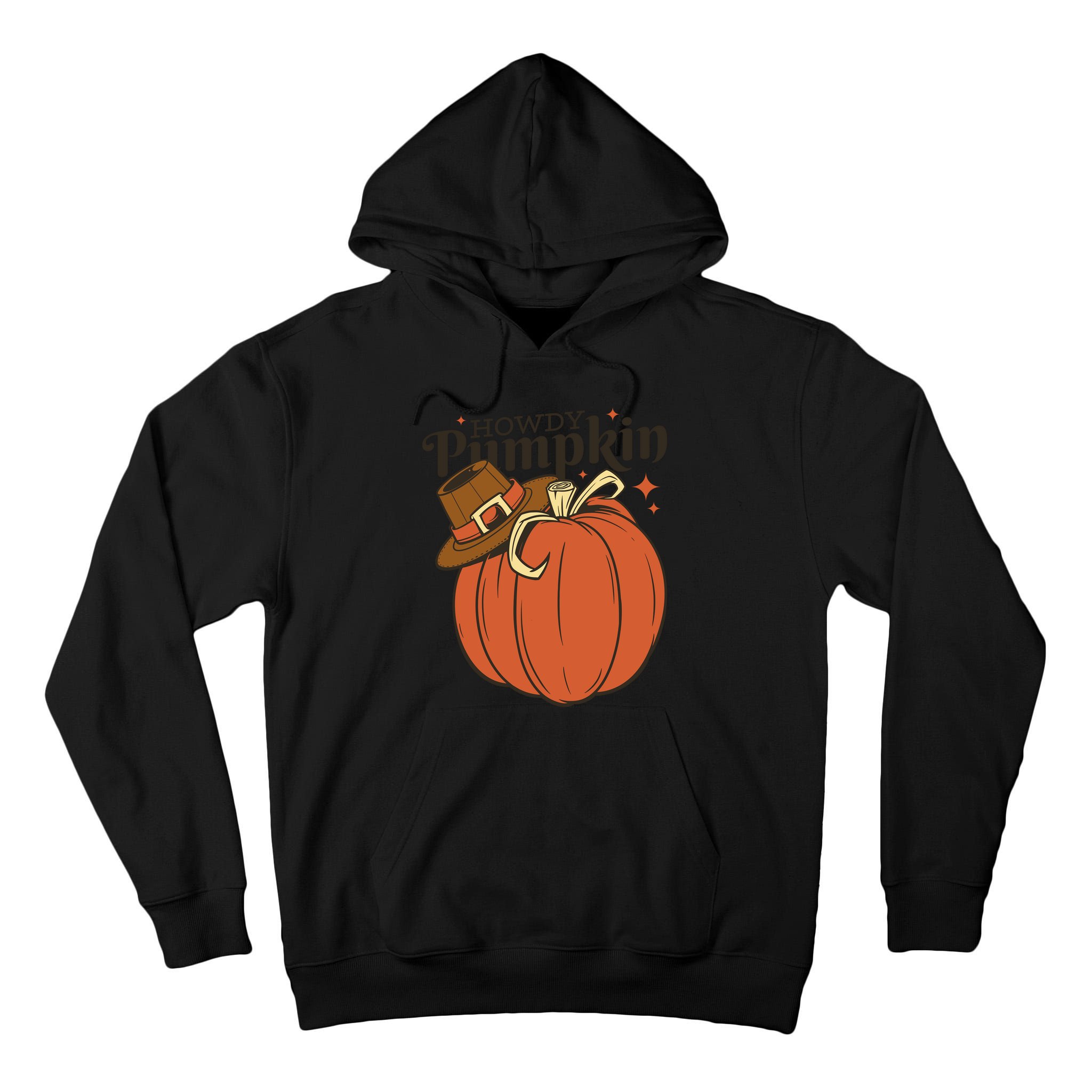 Howdy Pumpkin Cowboy Fall Tall Hoodie