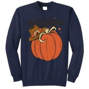 Howdy Pumpkin Cowboy Fall Tall Sweatshirt