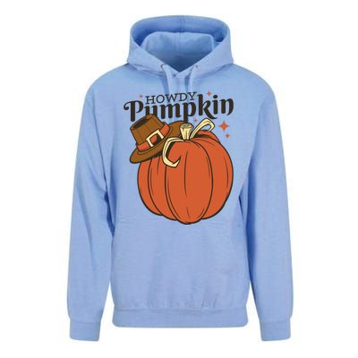 Howdy Pumpkin Cowboy Fall Unisex Surf Hoodie